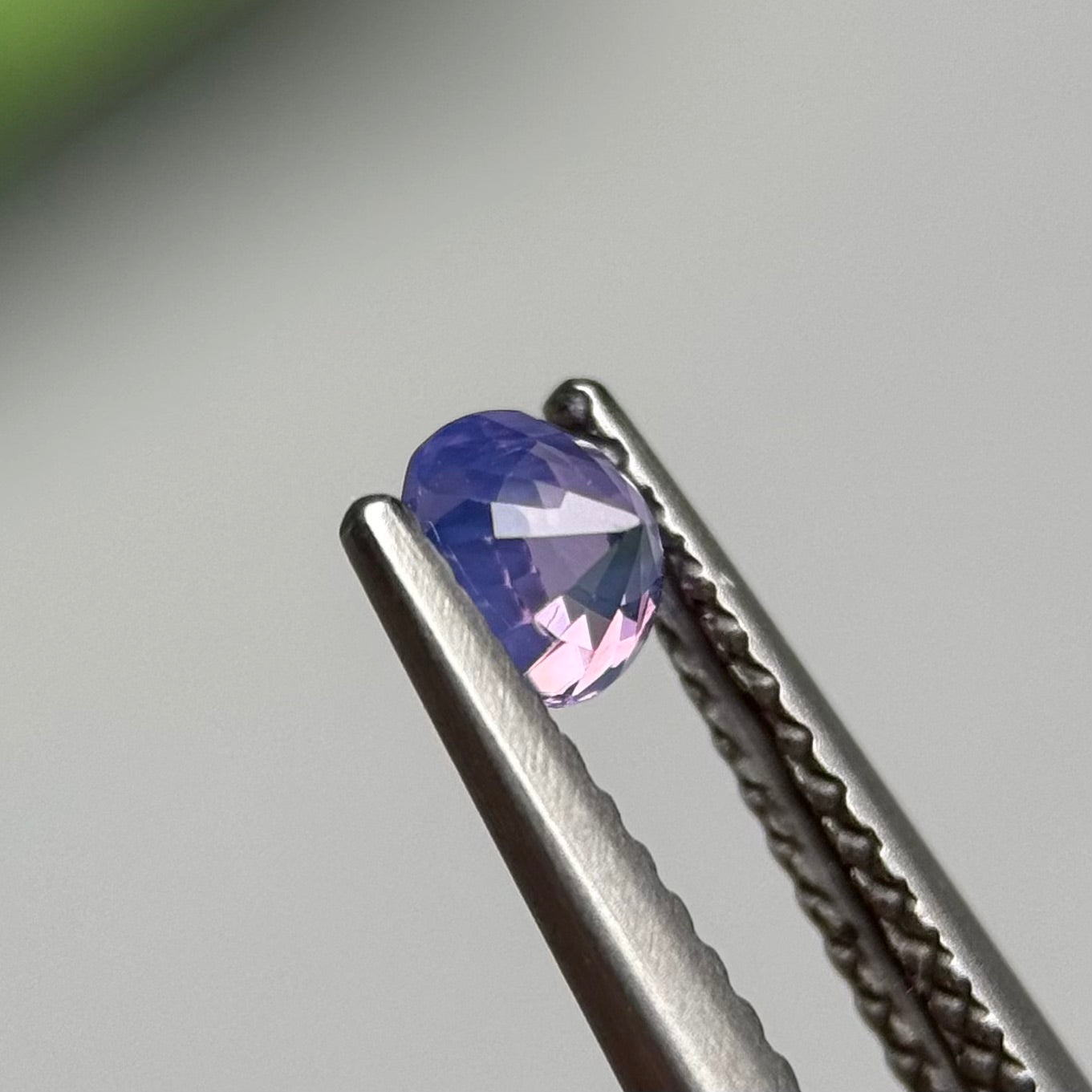0.43ct Natural Pinkish Purple Milky Sapphire Vietnam.