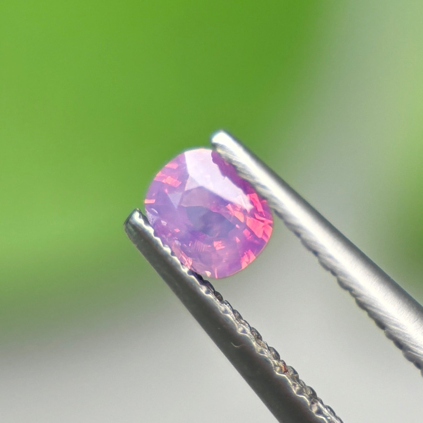 0,29ct Natural Pink Milky Sapphire Vietnam. Cushion Shape. No Treatment Milky Sapphire Luc Yen.