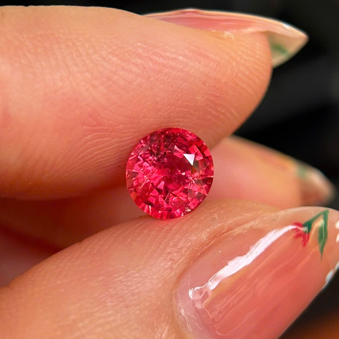 0.88ct Natural Red Spinel Vietnam