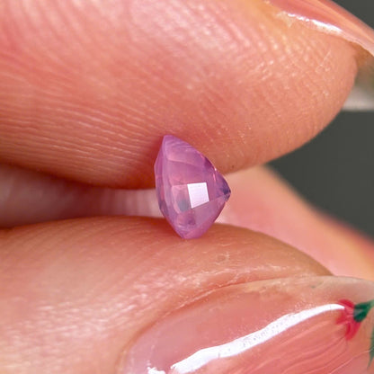 0.40ct Natural Milky Padparadscha Sapphire Vietnam