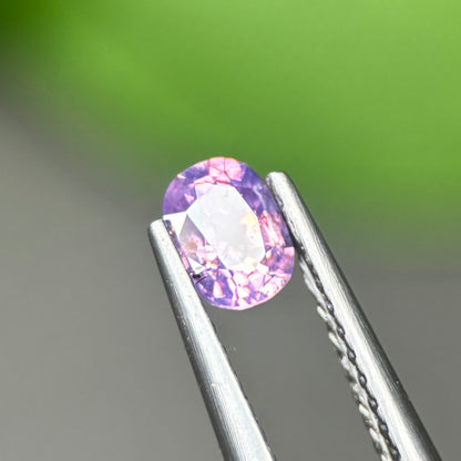 0,44ct Natural Purple Sapphire Viet Nam. Cushion Shape. No Treatment Sapphire Luc Yen.