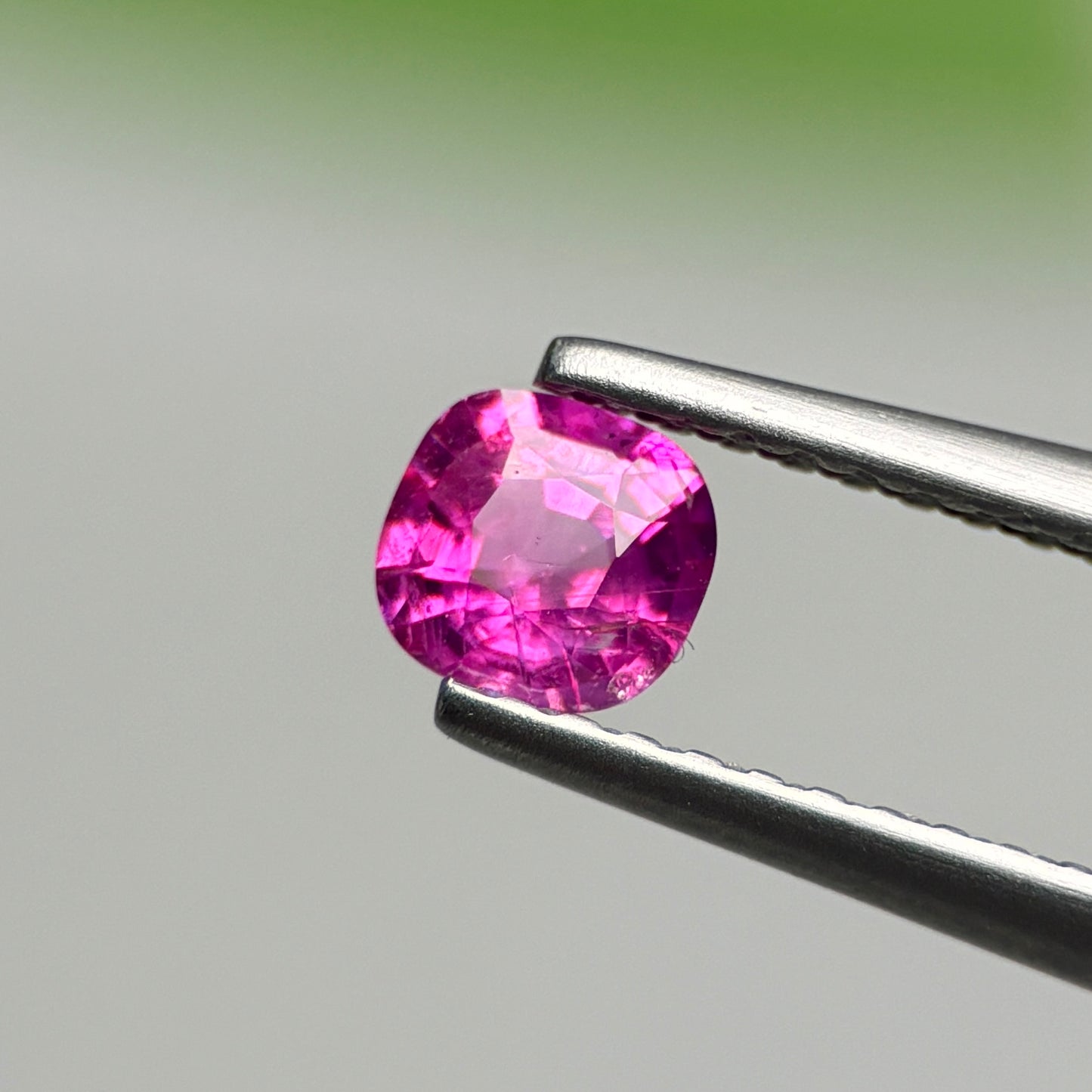 0.37 ct Natural Pink Milky Sapphire Vietnam. Cushion Shape.