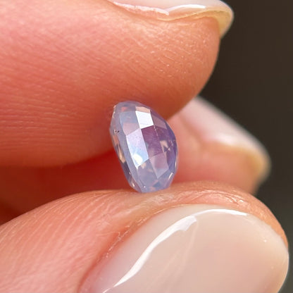 1.08ct Natural White Milky Sapphire Vietnam. No Treatment.