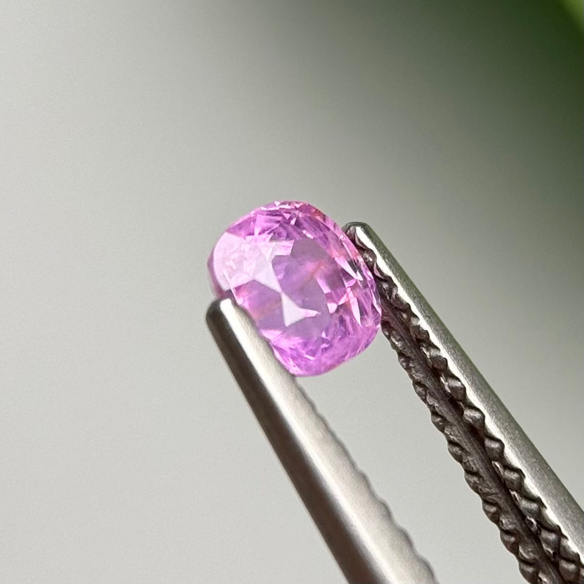 0.52ct Natural Purplish Pink Milky Sapphire Vietnam.
