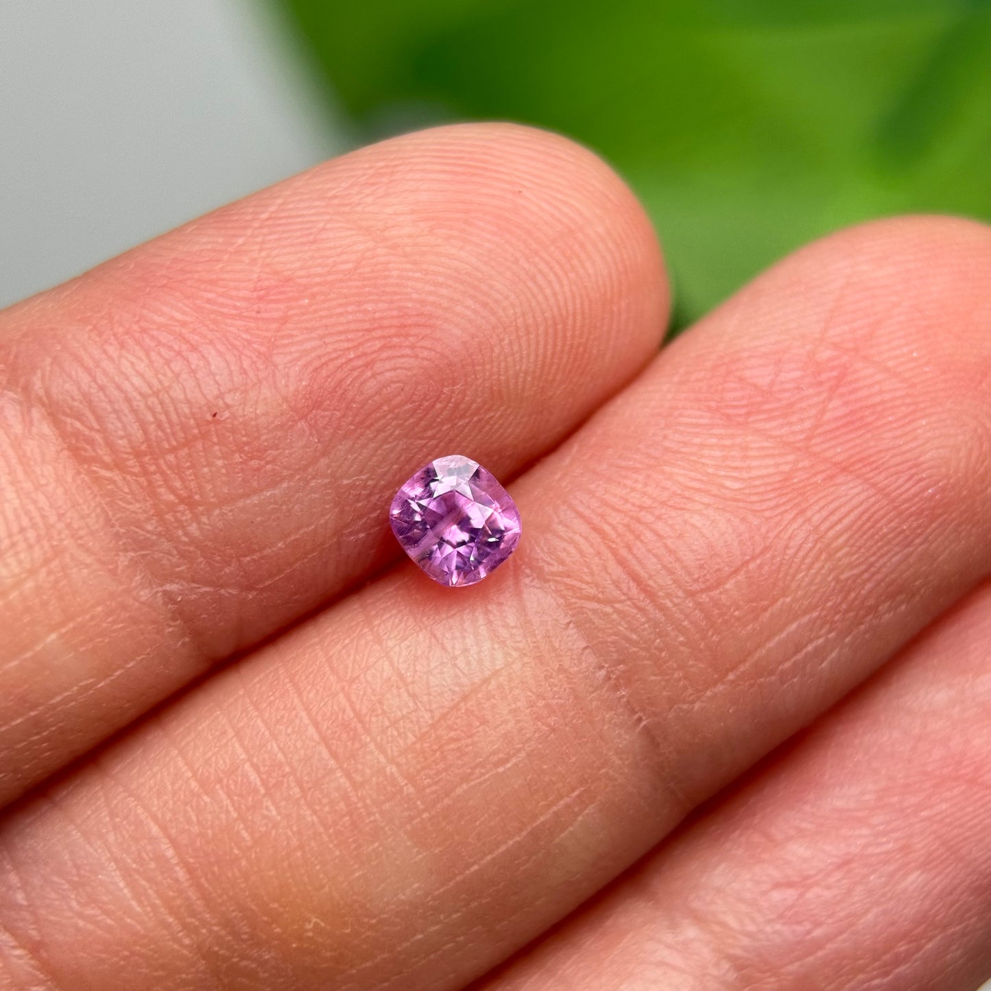 0.52ct Natural Purplish Pink Milky Sapphire Vietnam.