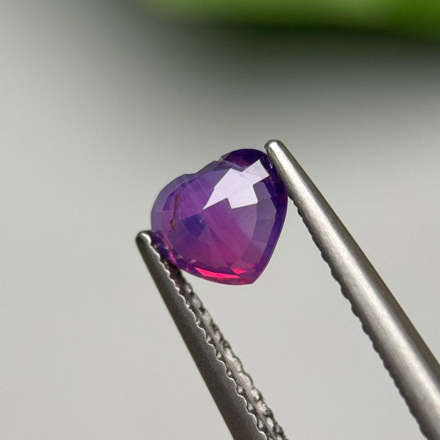 1.01ct Natural Pinkish Purple Milky Sapphire Vietnam.