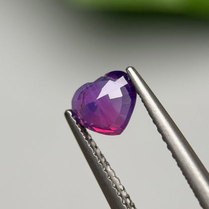 1.01ct Natural Pinkish Purple Milky Sapphire Vietnam.