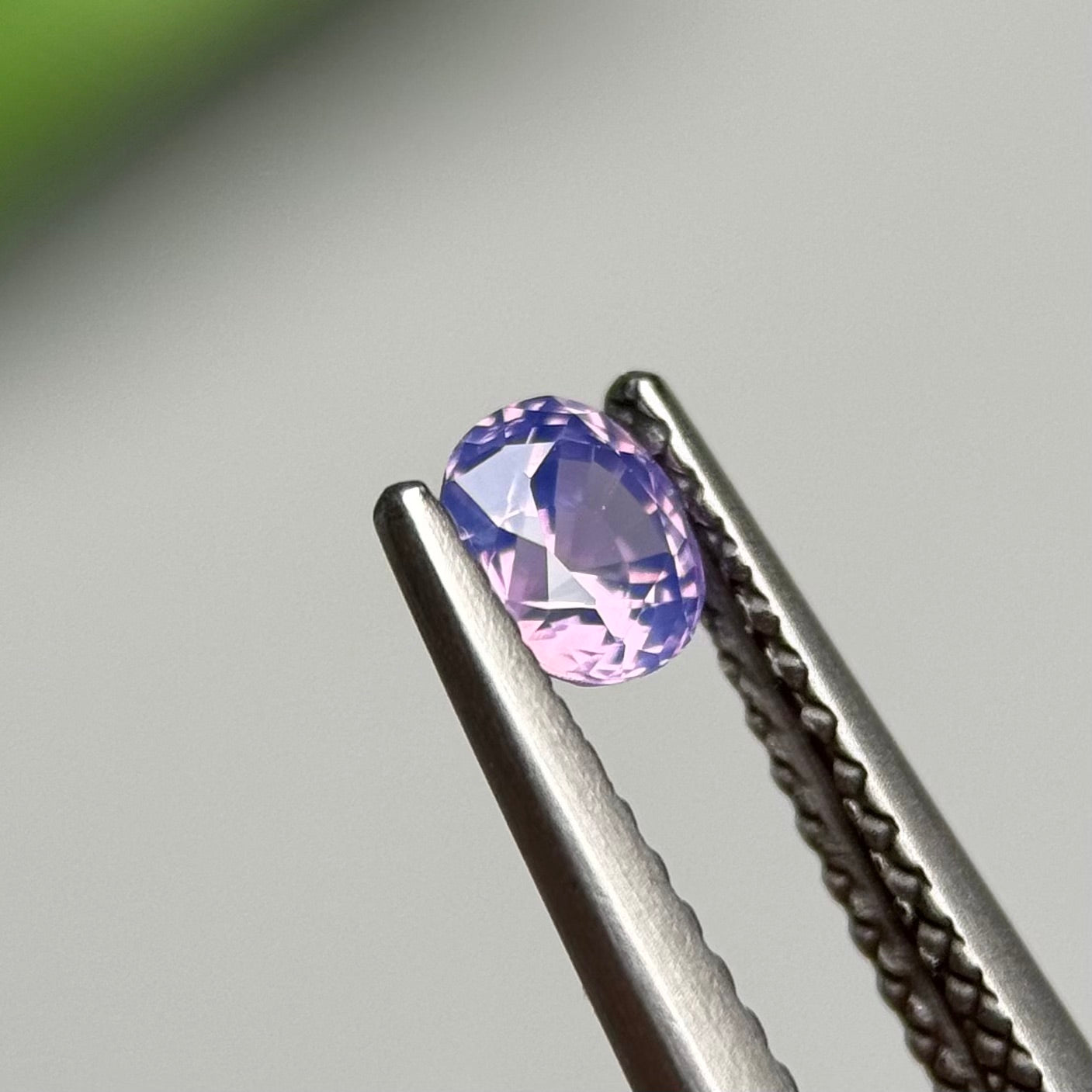 0.43ct Natural Pinkish Purple Milky Sapphire Vietnam.