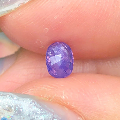 0,60ct Natural Purple Sapphire Vietnam. Cushion Shape. No Treatment Sapphire Luc Yen.