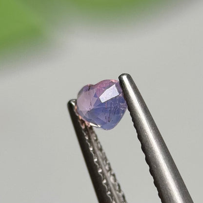 0.35ct Natural Purplish Pink Milky Sapphire Vietnam.