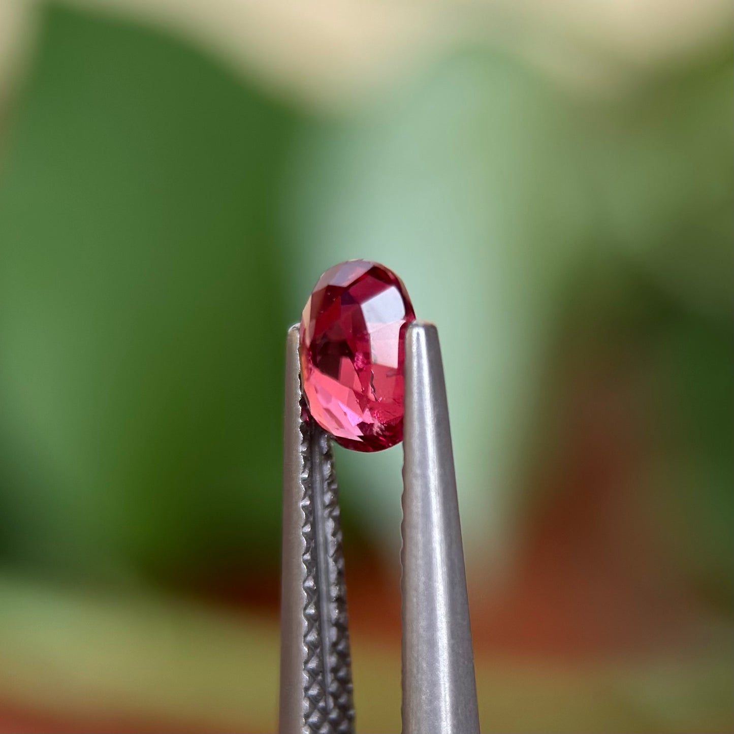 0.80ct Natural Pink Spinel Vietnam. Cushion Shape.