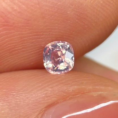 0.36ct Natural Milky Light Pink Sapphire Vietnam