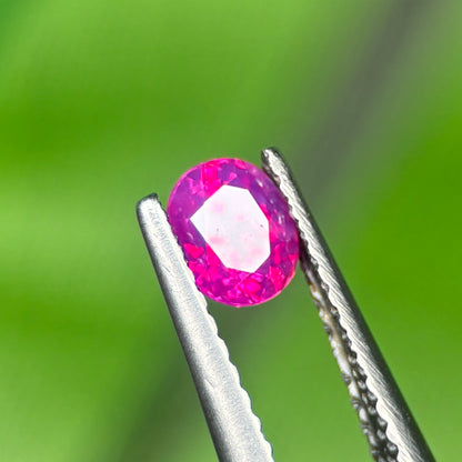 0,56ct Natural Pink Milky Sapphire Vietnam. Cushion Shape. No Treatment Milky Sapphire Luc Yen.