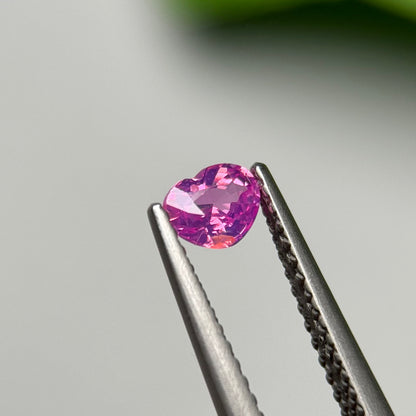 0.36ct Natural Pink Milky Sapphire Viet Nam.