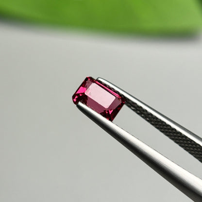 1.17ct Natural Brownish Red Spinel Vietnam. Emerald Shape.