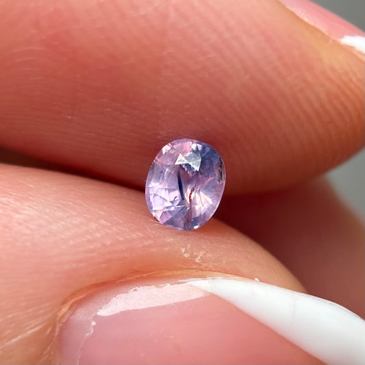 0.33 Natural Milky Purple Sapphire Vietnam