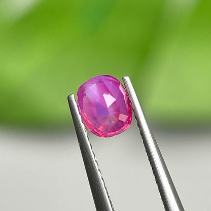 1,10ct Natural Pink Milky Sapphire Vietnam. Cushion Shape. No Treatment Milky Sapphire Luc Yen.