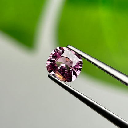 1.35ct Natural Lite Pink Spinel Vietnam. Cushion Shape.