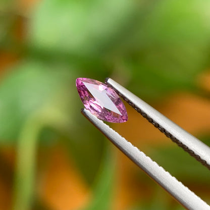 0.39 ct Natural Lite Purple Spinel Vietnam. Marquise Shape. No Treatment