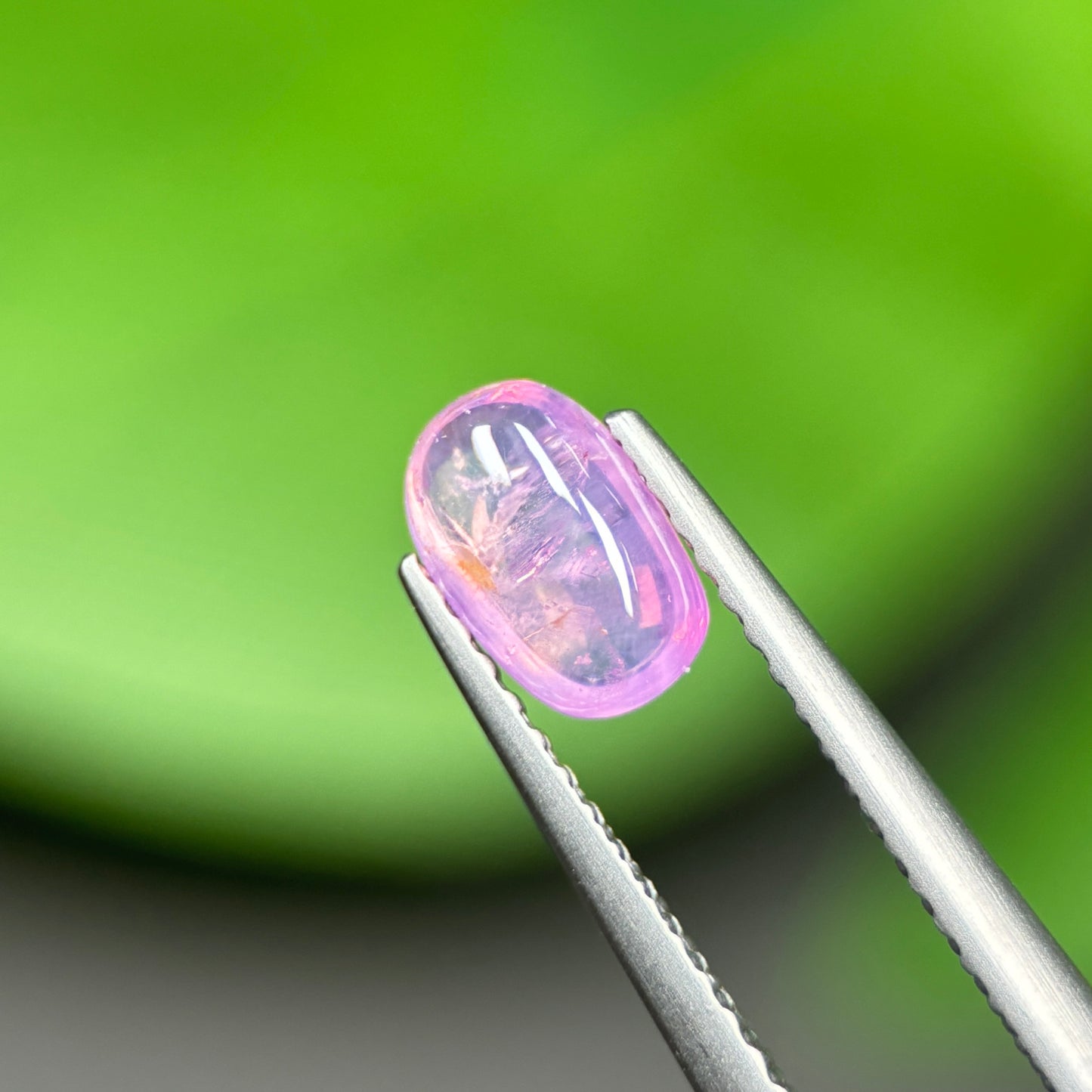 0.95ct Natural Pink Cacbochon Sapphire Viet Nam. No treatment.