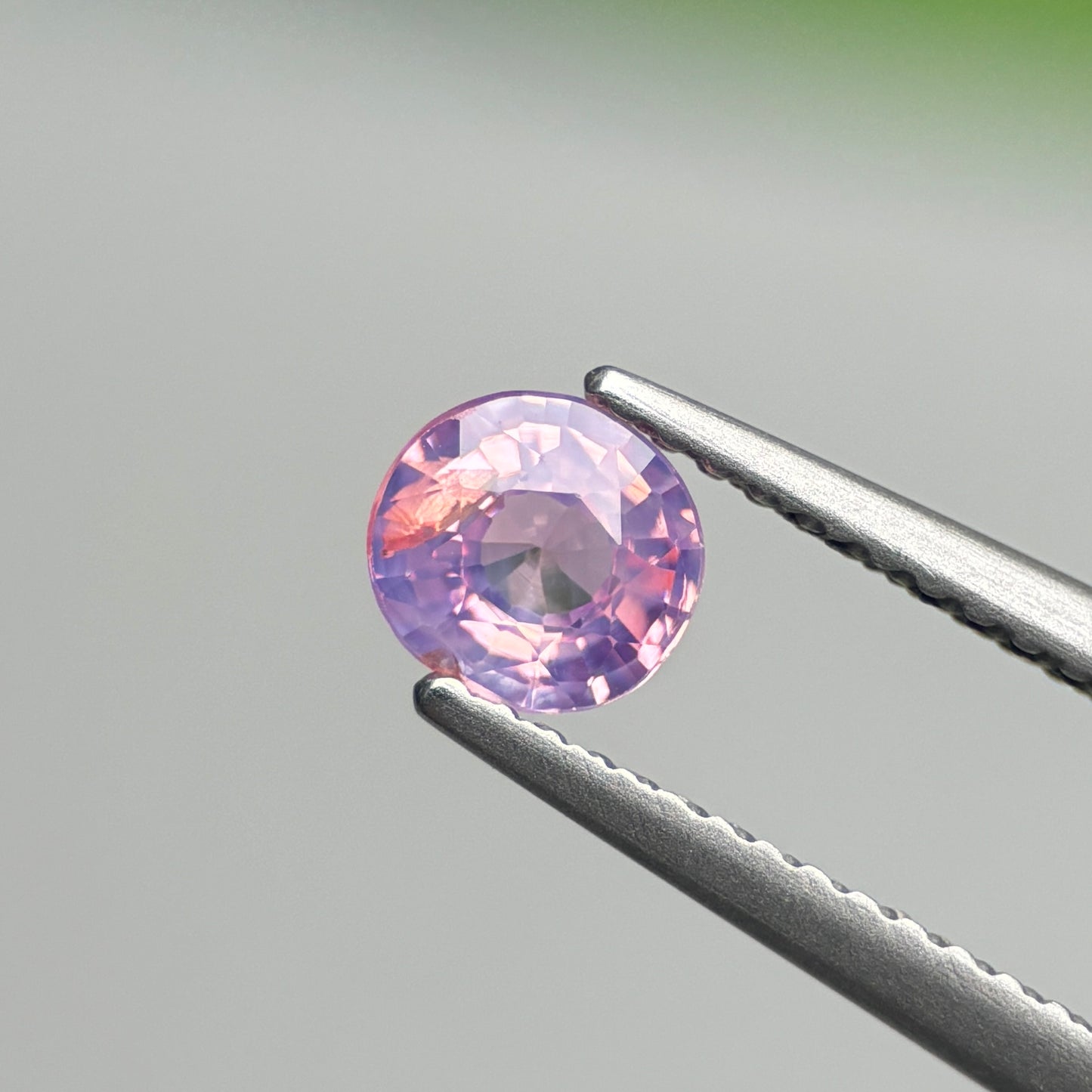 0.61 ct Natural Pink Milky Sapphire Vietnam. Cushion Shape.