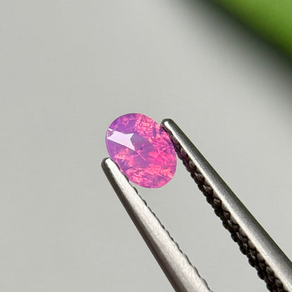 0.37ct Natural Pink Milky Sapphire Vietnam.