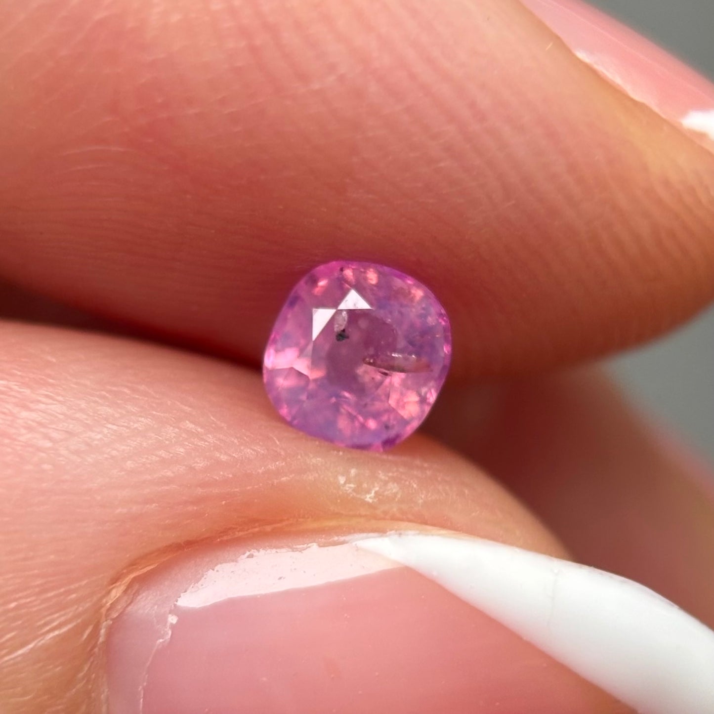0.49ct Natural Milky Padparadscha Sapphire Vietnam