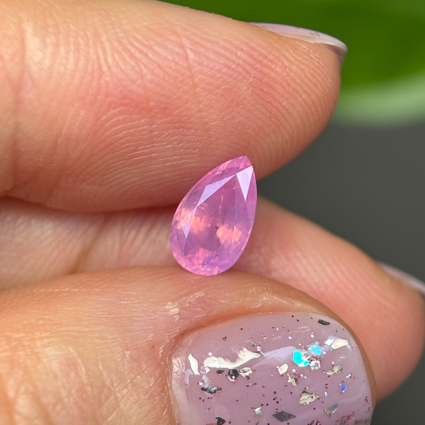 1.15 ct Natural Pink Milky Sapphire Vietnam.