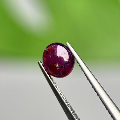 1.38ct Natural Purple Cacbochon Sapphire Viet Nam. No treatment.