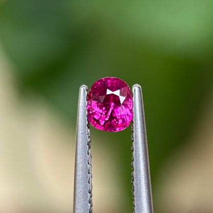 0.54 ct Natural Ruby Viet Nam. Cushion Shape. No treatment.