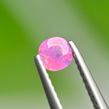 0.39 ct Natural Pink Milky Sapphire Vietnam. Cushion Shape. Unheat.