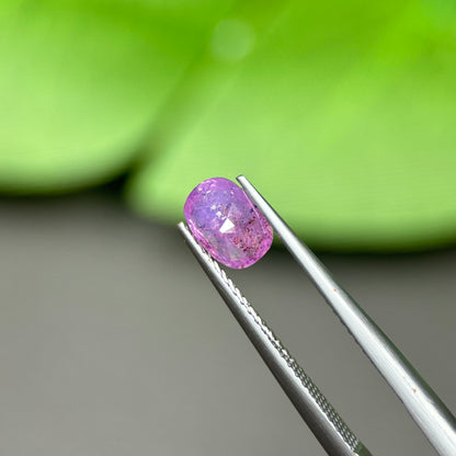 1,05ct Natural Pink Milky Sapphire Vietnam. Cushion Shape. No Treatment Milky Sapphire Luc Yen.