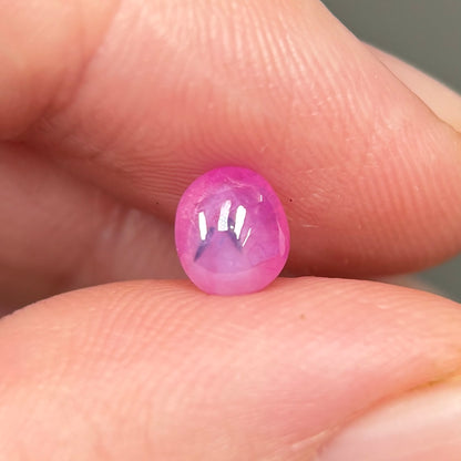 1,01ct Natural Pink Milky Cacbochon Sapphire Viet Nam. No Treatment Sapphire Luc Yen.