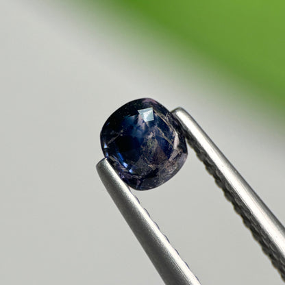 0.48 ct Natural Blueish White Milky Sapphire Vietnam. Cushion Shape.