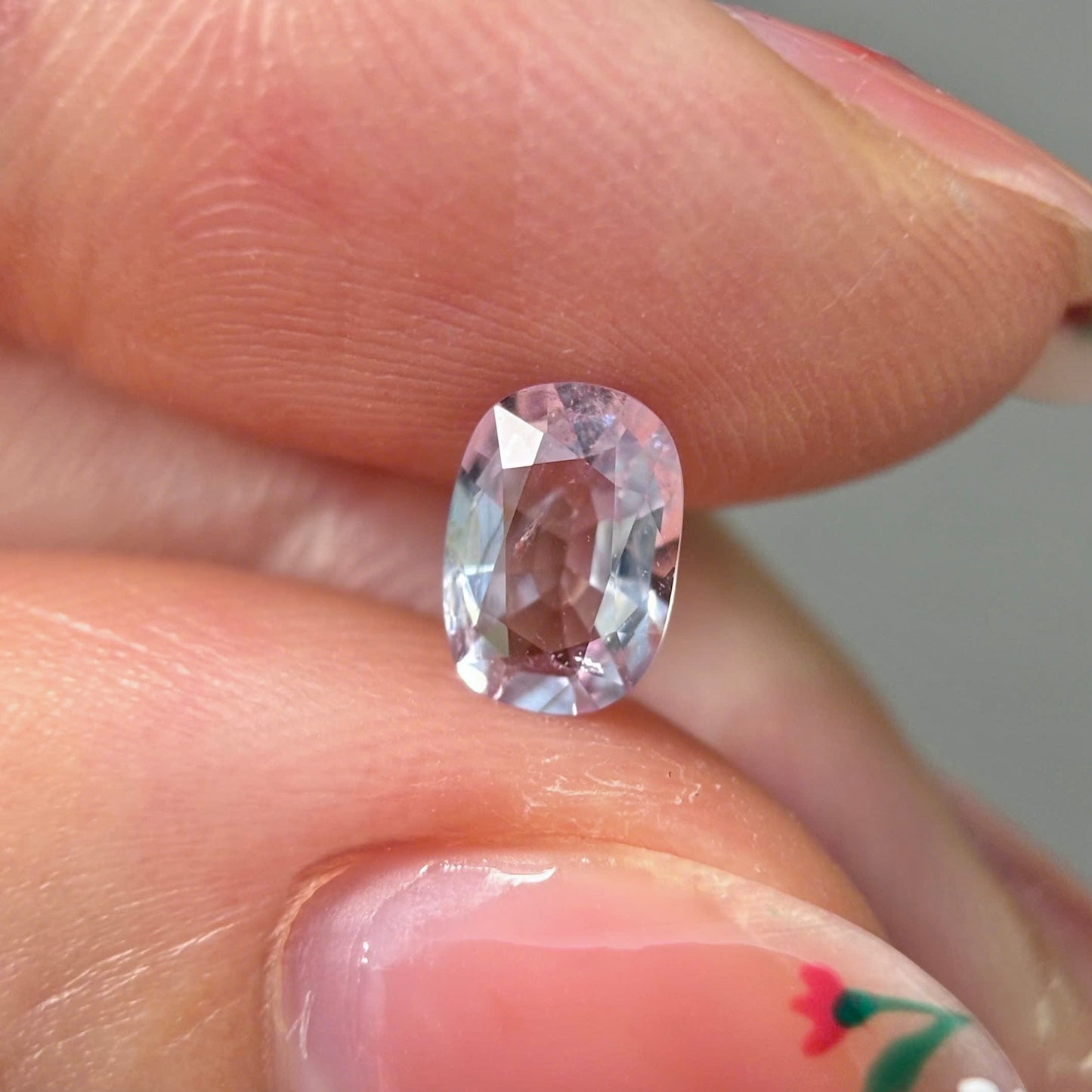 0.61ct Natural Purplish White Spinel Vietnam