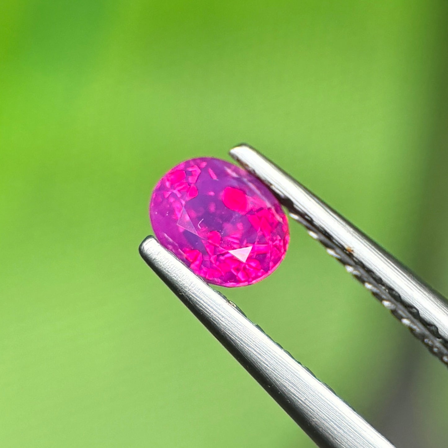 0,56ct Natural Pink Milky Sapphire Vietnam. Cushion Shape. No Treatment Milky Sapphire Luc Yen.
