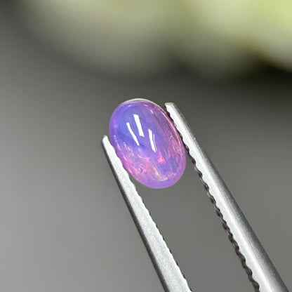 0.64ct Natural Pinkish Purple Cacbochon Sapphire Viet Nam. No treatment.