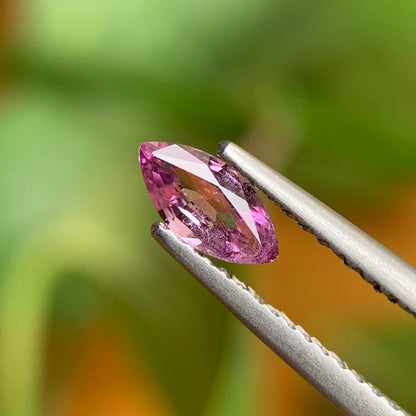 0.39 ct Natural Lite Purple Spinel Vietnam. Marquise Shape. No Treatment