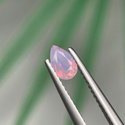 0.48ct Natural Milky Light Orangish Purple Sapphire Vietnam