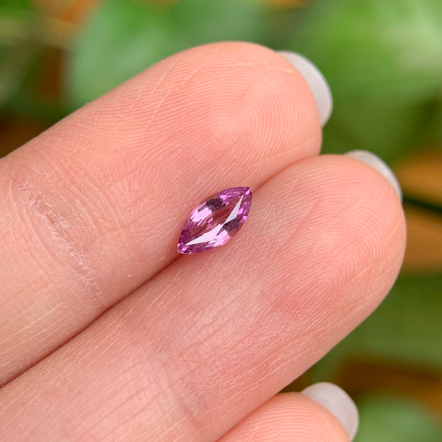 0.39 ct Natural Lite Purple Spinel Vietnam. Marquise Shape. No Treatment