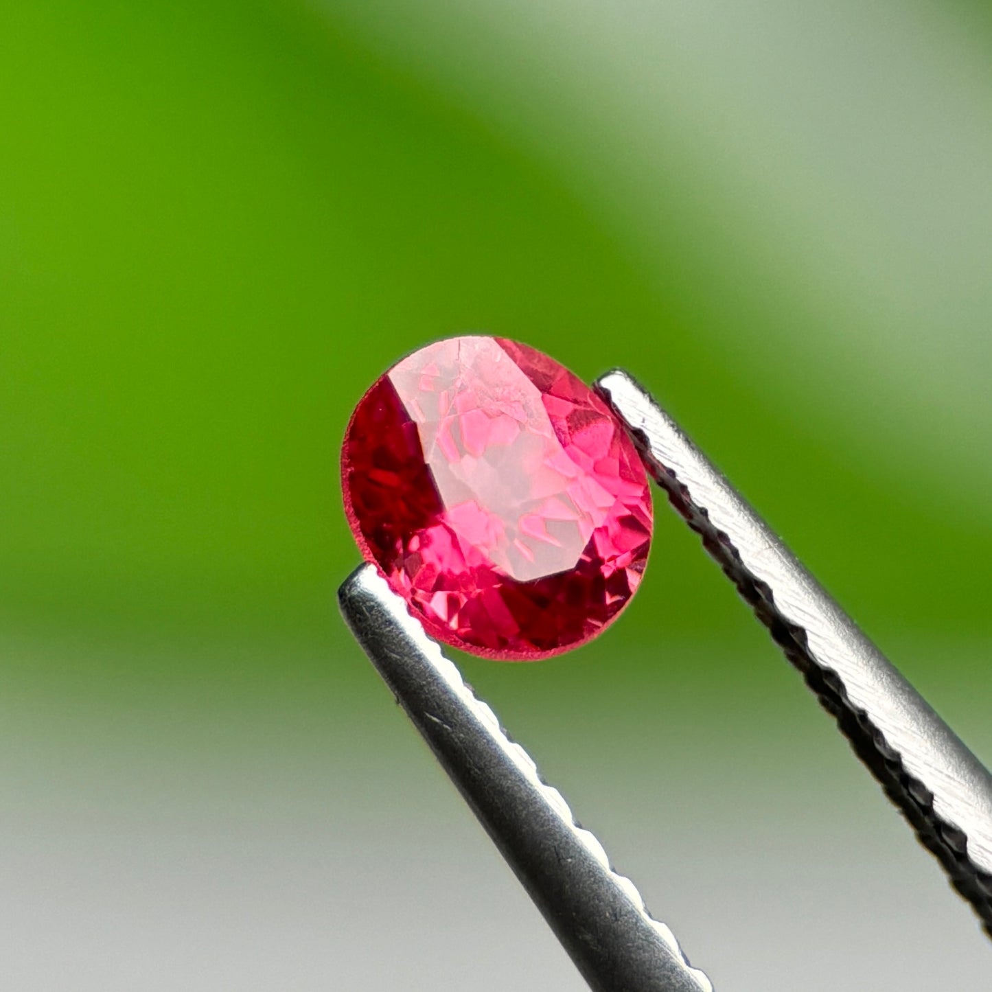 0.58 ct Natural Brownish Red Spinel Vietnam. Oval Shape. No Treatment.