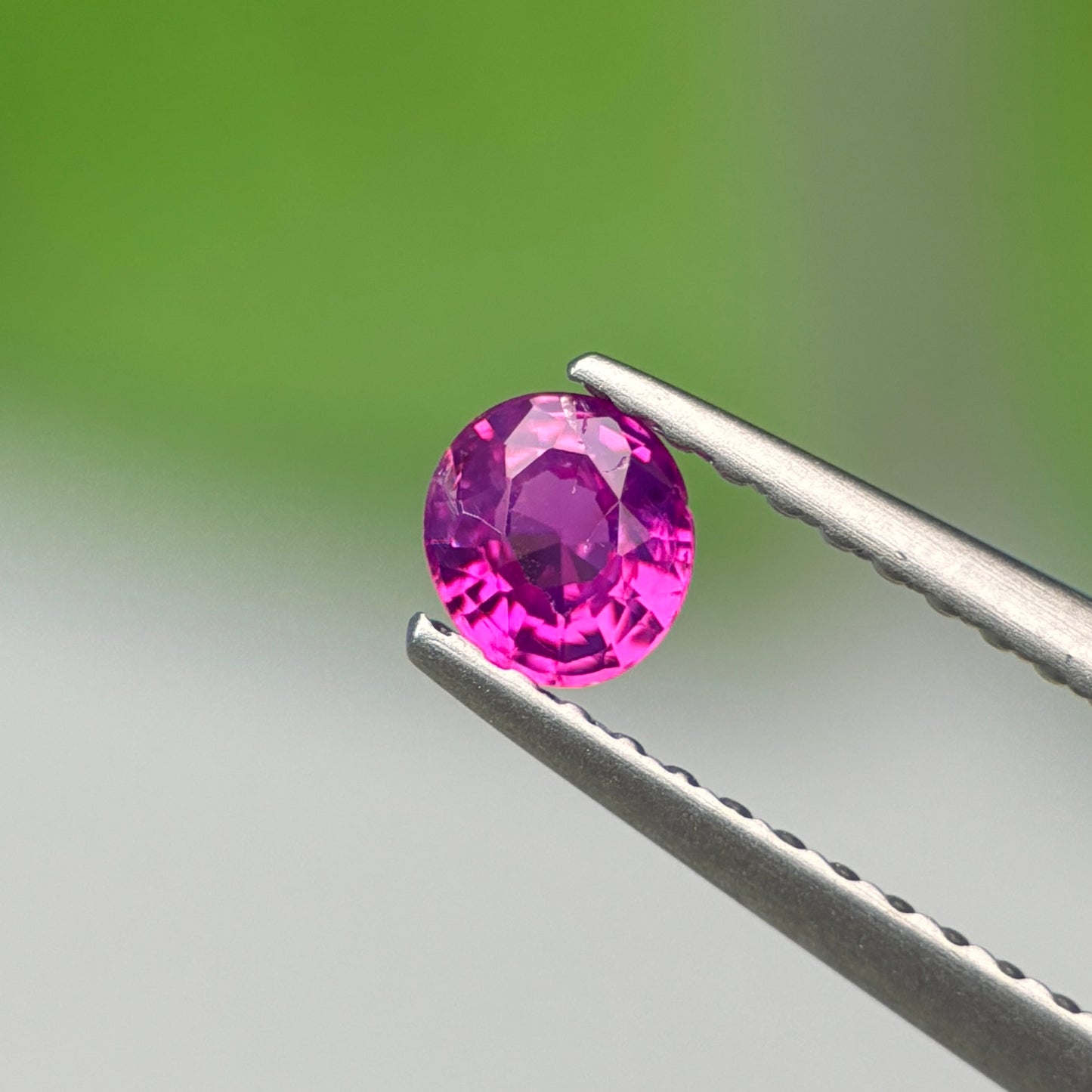 0.27 ct Natural Purple Milky Sapphire Vietnam. Oval Shape. No Treatment.