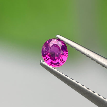 0.27 ct Natural Purple Milky Sapphire Vietnam. Oval Shape. No Treatment.