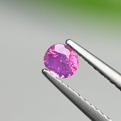 0.32 ct Natural Purplish Pink Sapphire Vietnam. Cushion Shape.