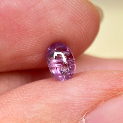 0.88 ct Natural Purple Sapphire Viet Nam. Cacbochon Cut. No treatment.