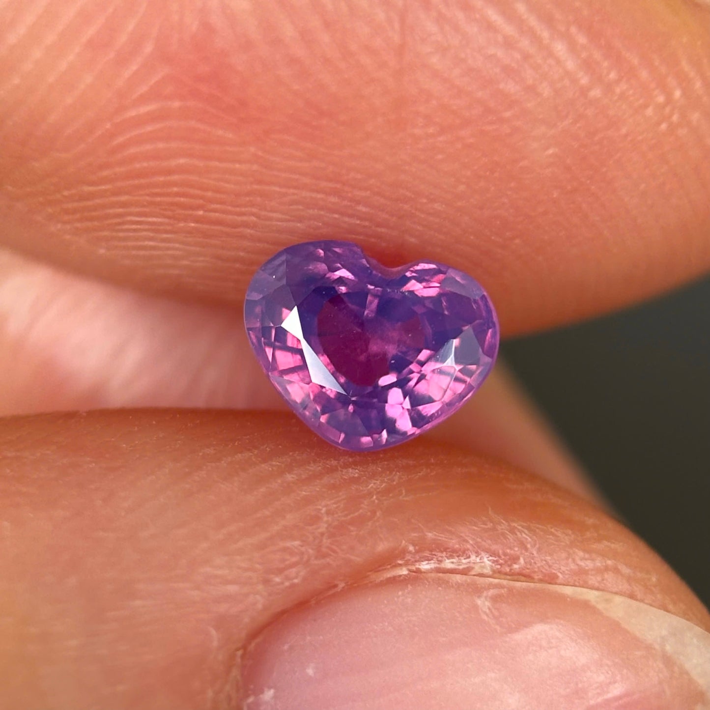 0.75ct Natural Milky Purple Sapphire Vietnam