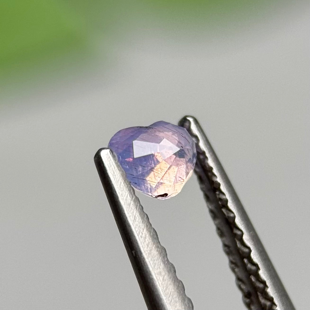 0.35ct Natural Purplish Pink Milky Sapphire Vietnam.