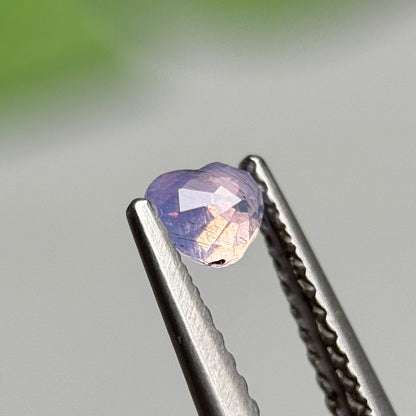 0.35ct Natural Purplish Pink Milky Sapphire Vietnam.