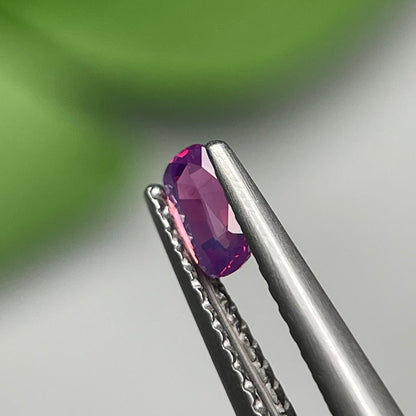 0.39ct Natural Pinkish Purple Milky Sapphire Vietnam