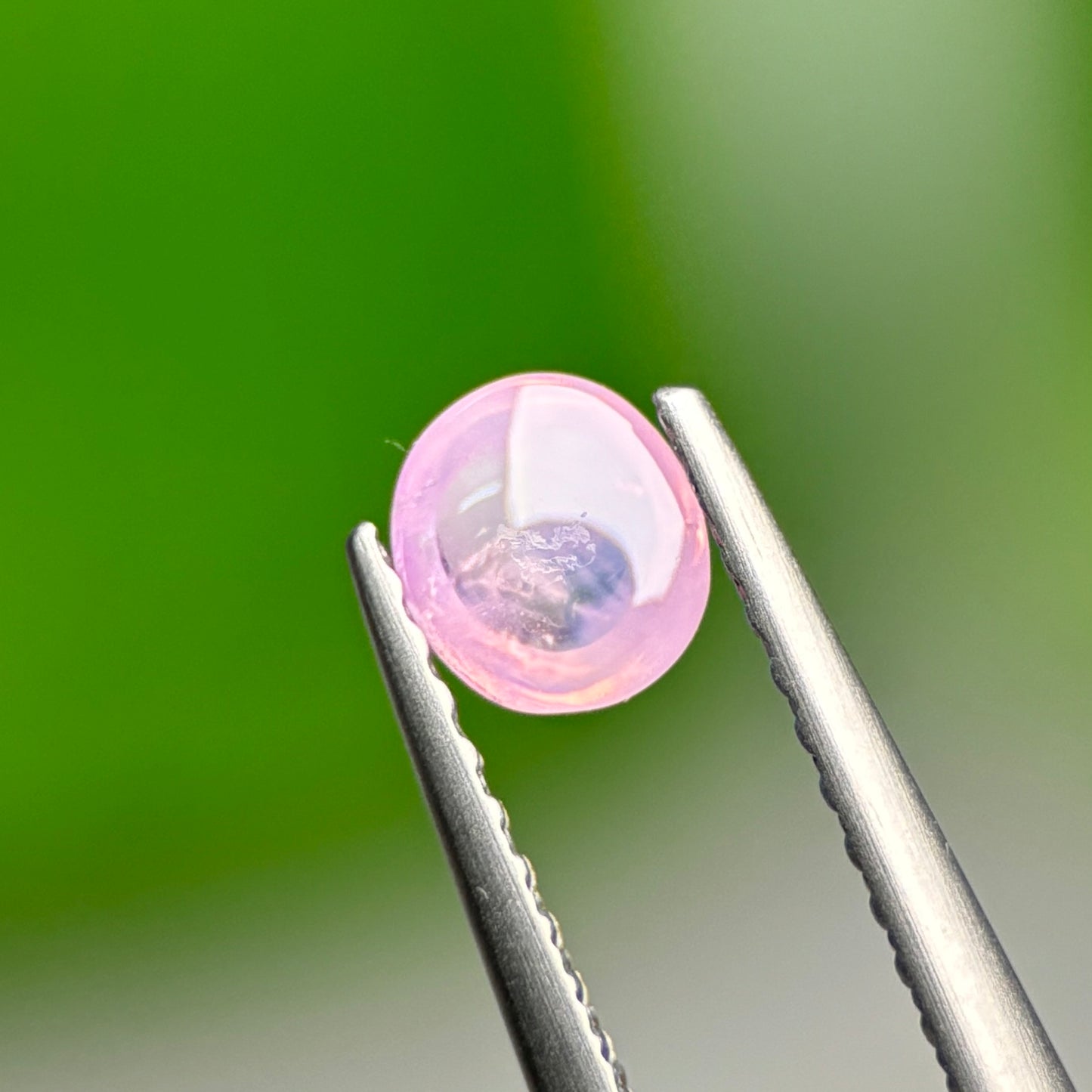 0.48ct Natural Pink Cacbochon Sapphire Viet Nam. No treatment Sapphire Luc Yen.